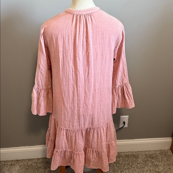Feherty - Dune Cotton Gauze Kasey Dress - Size Small - Light Pink - Picture 6 of 10